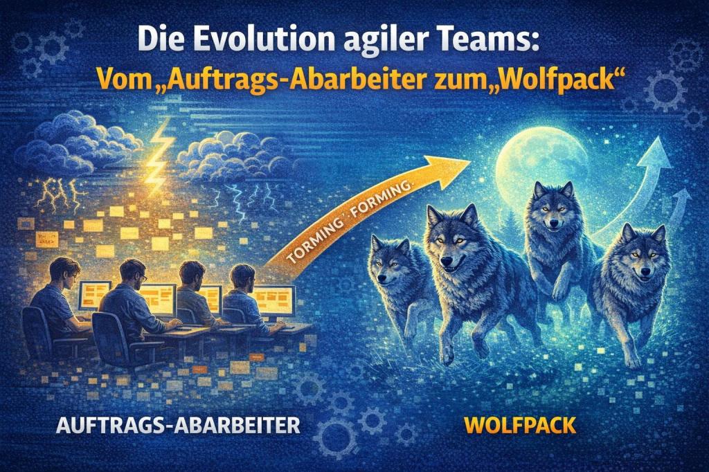Die Evolution agiler Teams: Vom „Auftrags-Abarbeiter“ zum „Wolfpack“