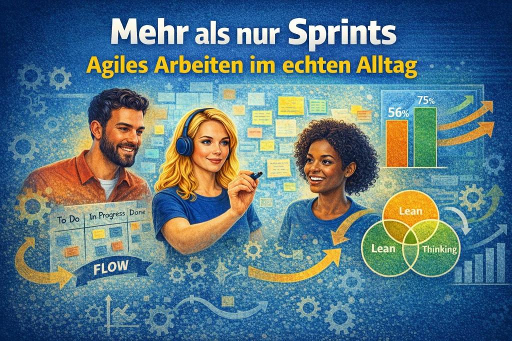 Mehr als nur Sprints: Agiles Arbeiten im echten Alltag